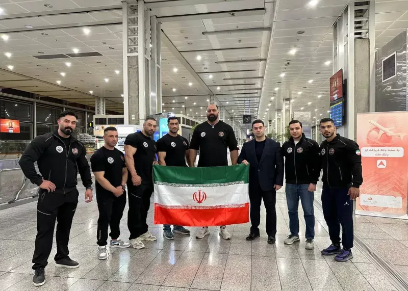 قویترین مرد ایران راهی سیبری شد