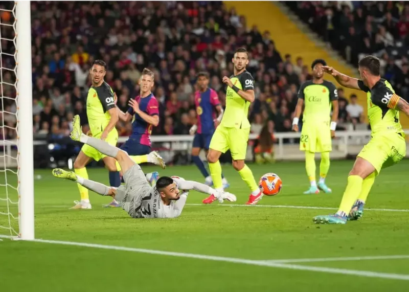 ظهور یک پدیده دروازهبانی در بارسلونا