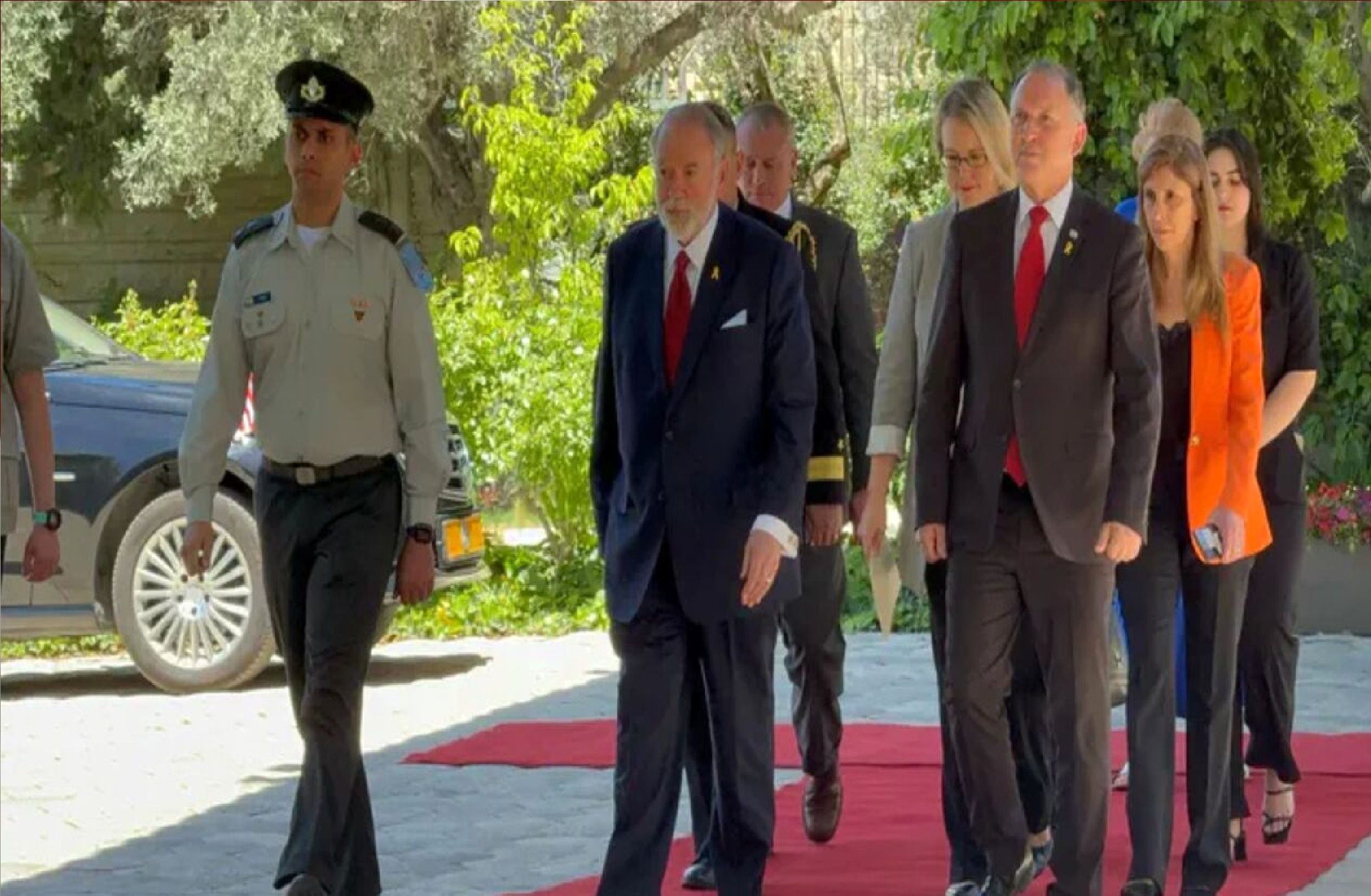 حضور سفیر جدید آمریکا در فلسطین اشغالی