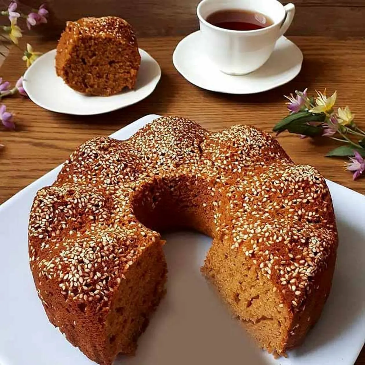 دستور پخت کیک شیره انگور؛ ویژه صبحانه