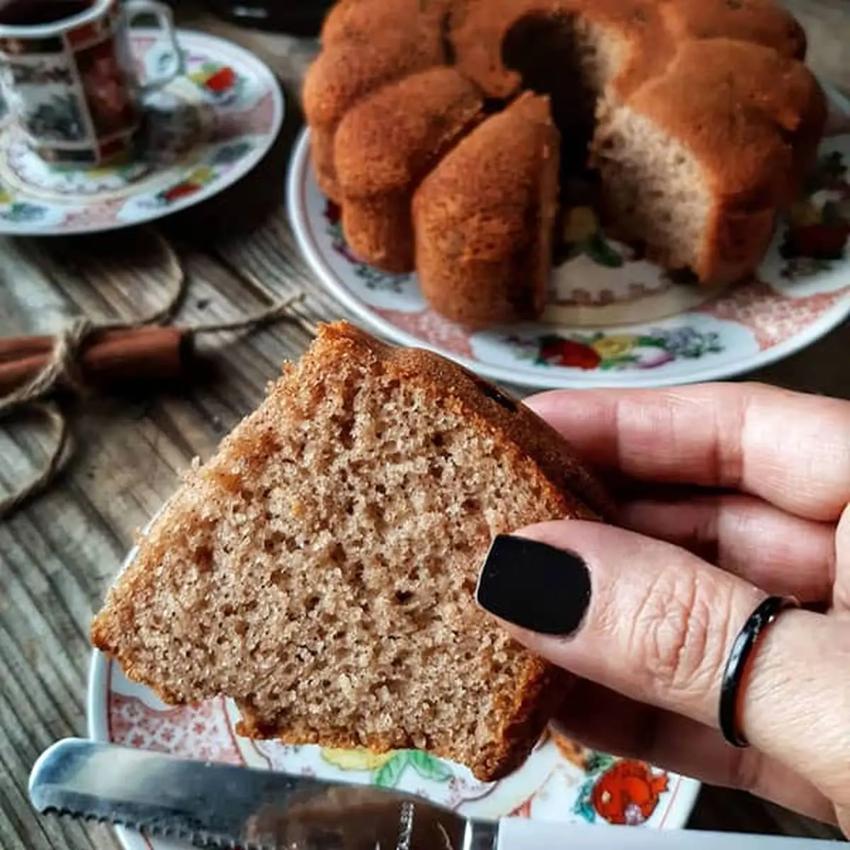 طرز تهیه کیک دارچینی خوشمزه ،مخصوص صبحانه