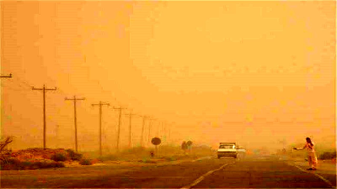 وزش باد شدید و کاهش دید افقی در زابل