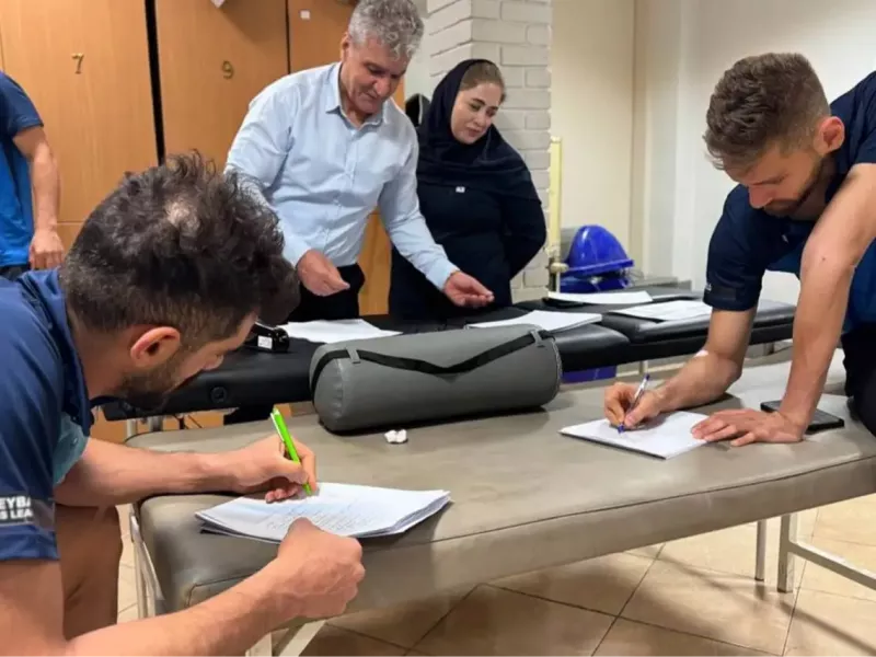 برای ملی‌پوشان والیبال پرونده پزشکی باز شد