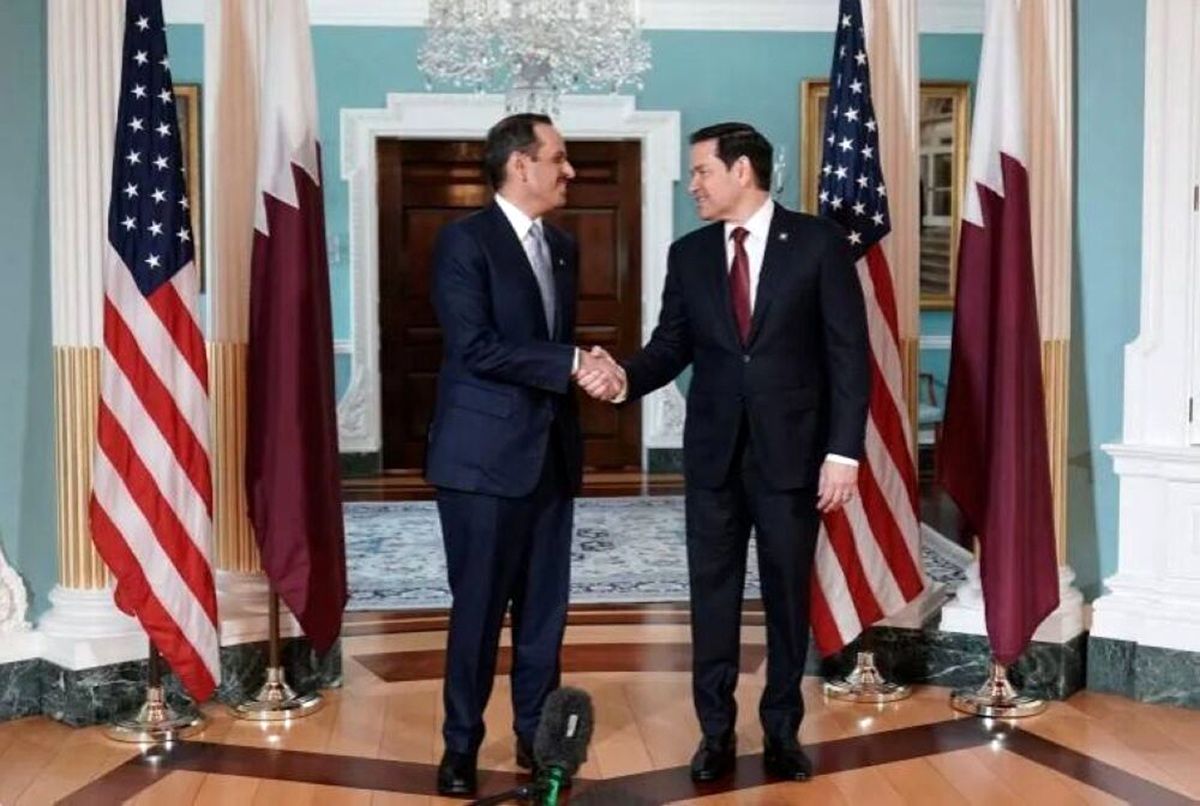 دیدار وزیران خارجه آمریکا و قطر درباره تحولات خاورمیانه